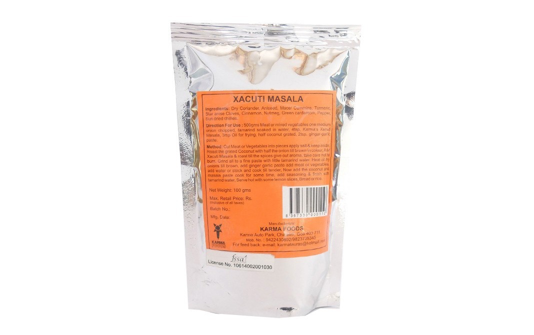 Karma's Goan Xacuti    Pack  100 grams